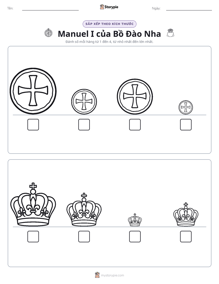 Thứ Tự Kích Thước