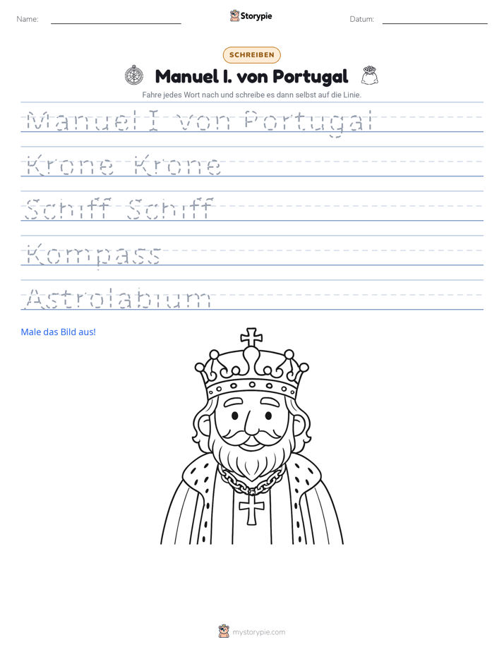 Schreibübung