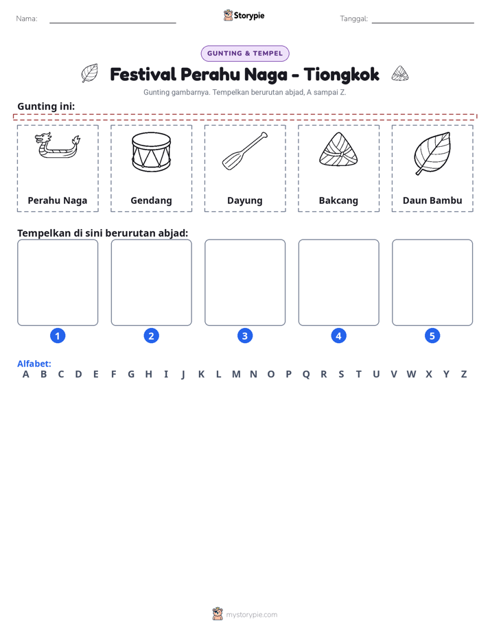 Potong & Tempel Huruf