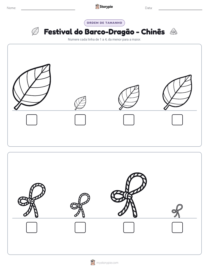 Ordem de Tamanho