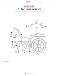 Sarı İmparator yazdırılabilir çalışma sayfası önizlemesi