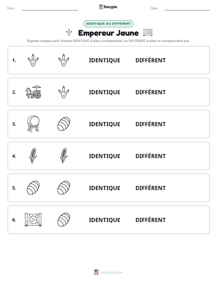 Identique ou Différent