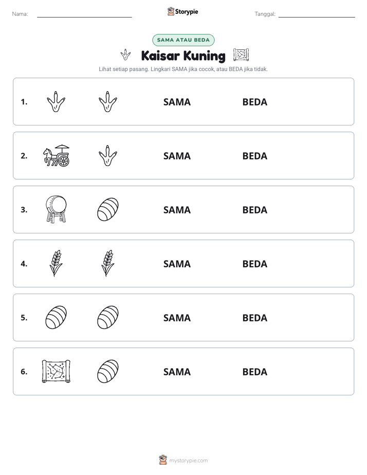 Sama atau Berbeda