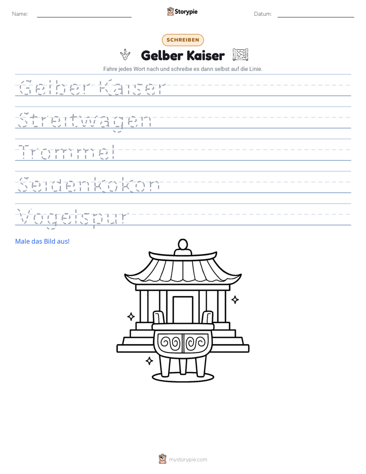 Schreibübung