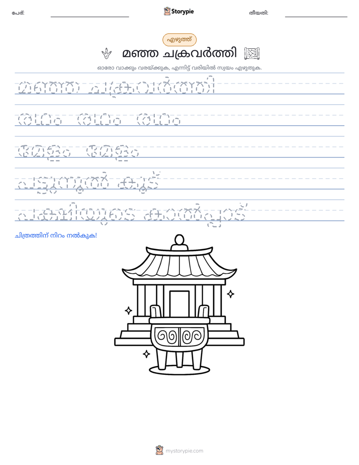എഴുത്ത് പരിശീലനം