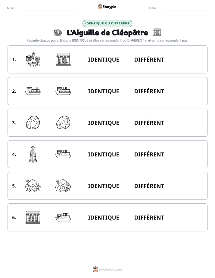 Identique ou Différent