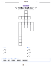Sinbad the Sailor printable worksheet preview