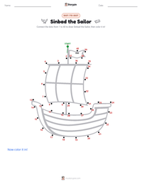 Sinbad the Sailor printable worksheet preview