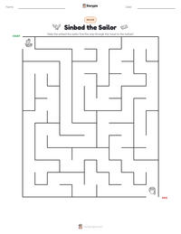 Sinbad the Sailor printable worksheet preview