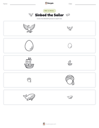 Sinbad the Sailor printable worksheet preview
