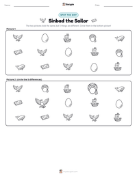 Sinbad the Sailor printable worksheet preview