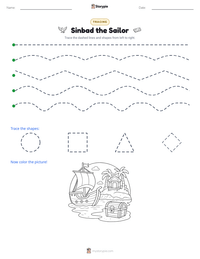 Sinbad the Sailor printable worksheet preview