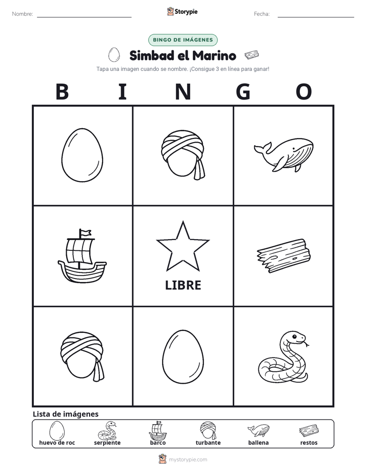 Bingo de Imágenes