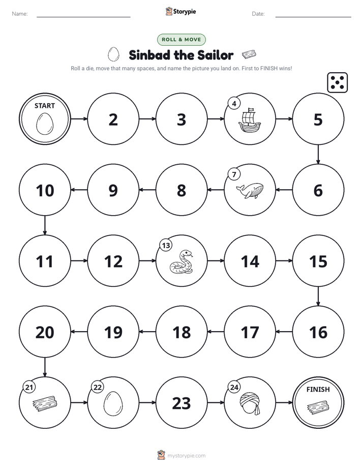 Roll & Move Game