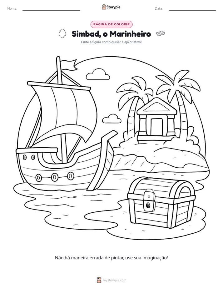 Página para colorir