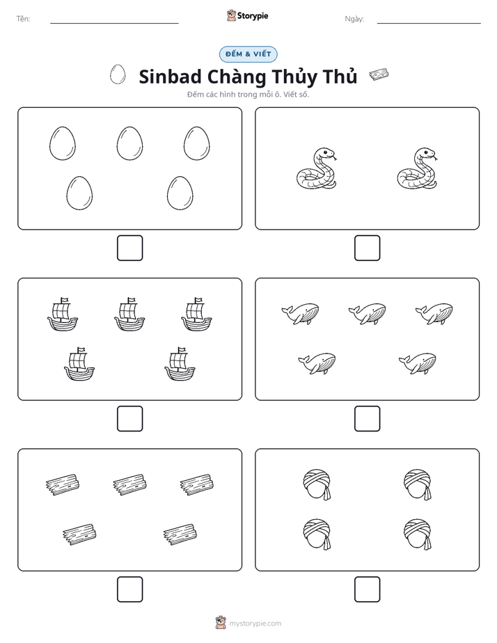 Đếm & Viết