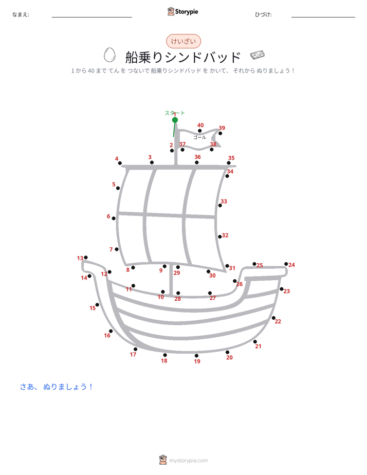 点つなぎ