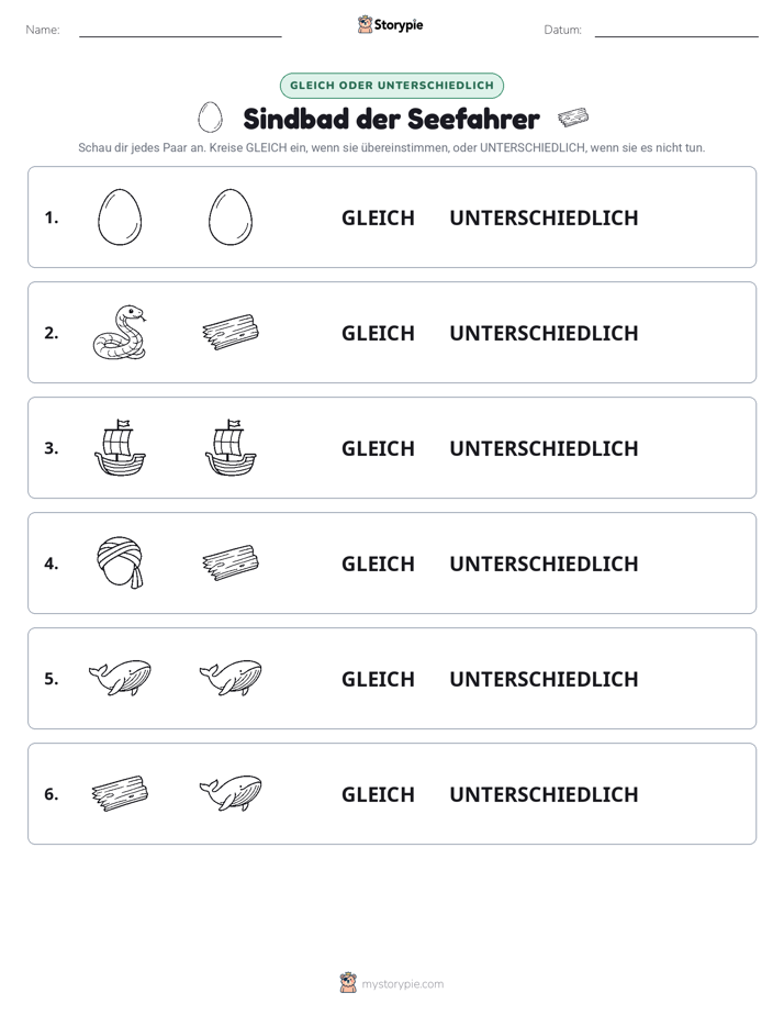 Gleich oder Anders
