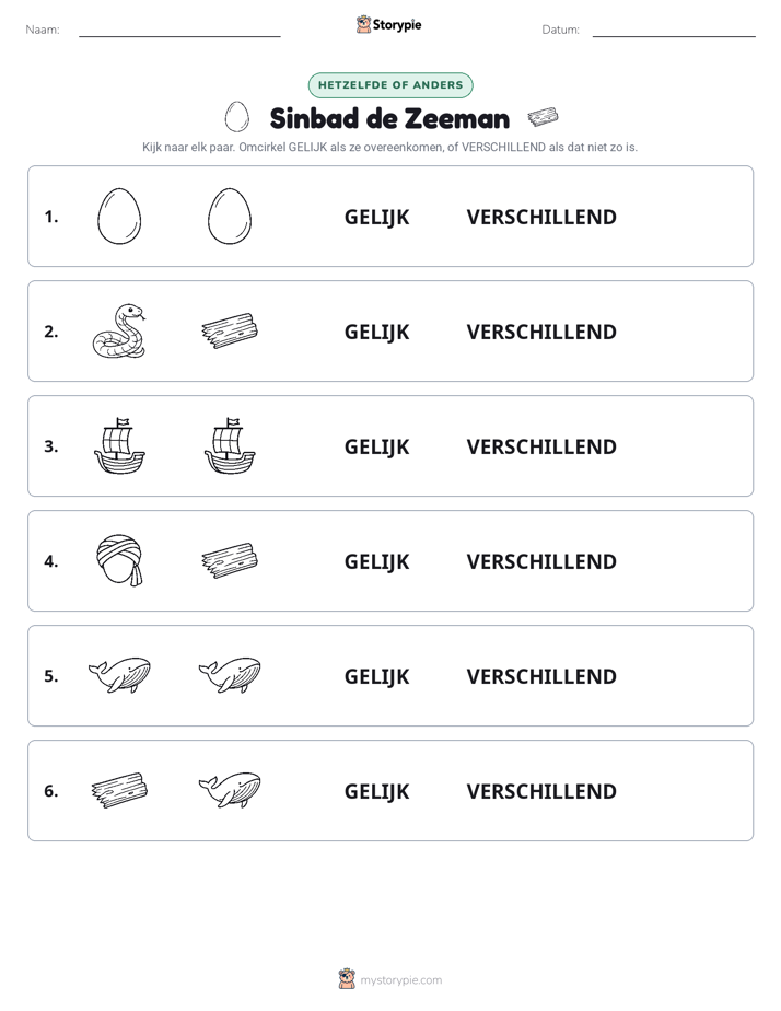 Zelfde of Verschillend