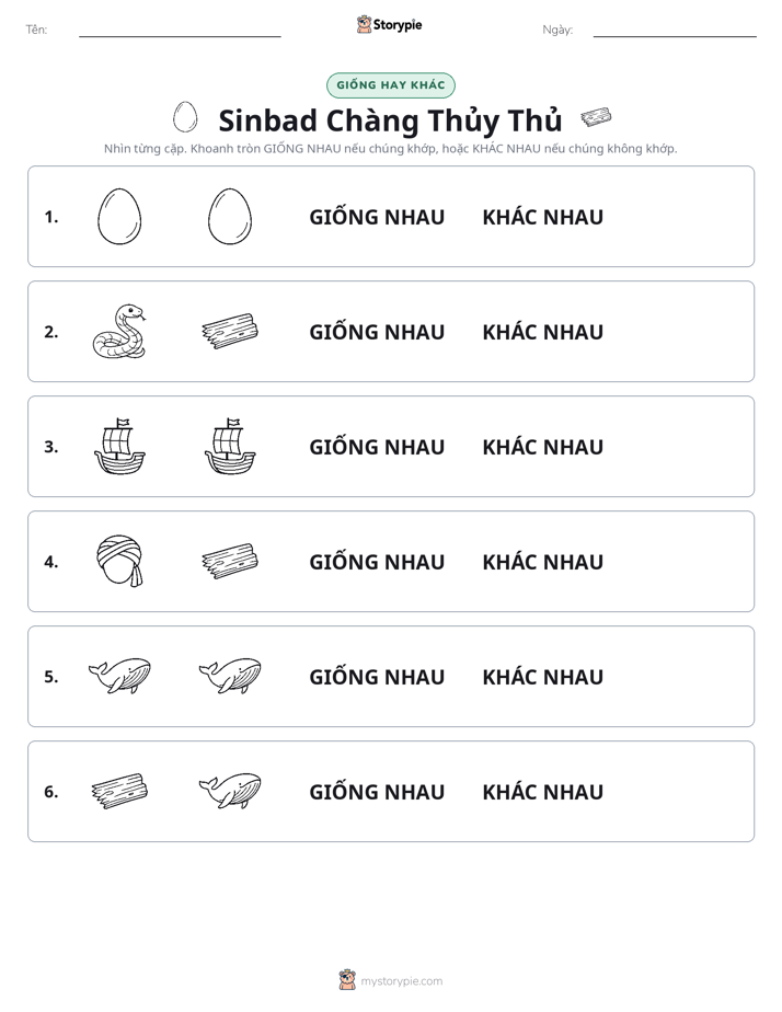 Giống Hay Khác