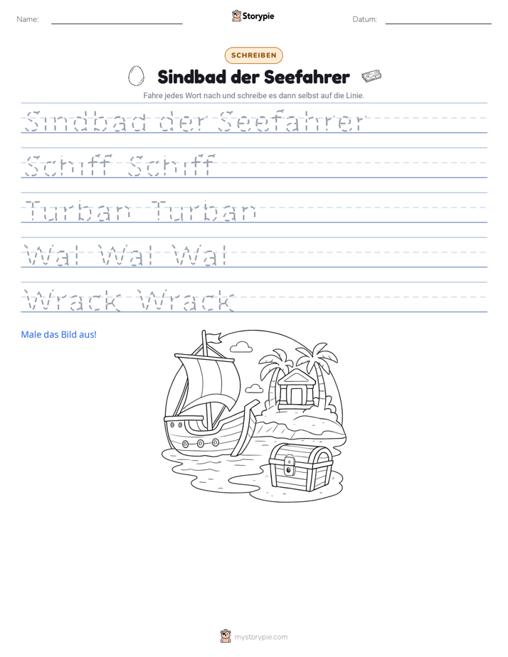Schreibübung