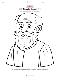 Giorgio Vasari afdrukbare werkblad voorbeeld