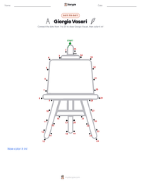 Giorgio Vasari printable worksheet preview