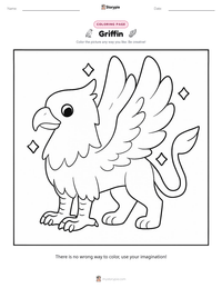 Griffin printable worksheet preview