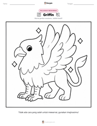 Prabaca lembar kerja cetak Griffin