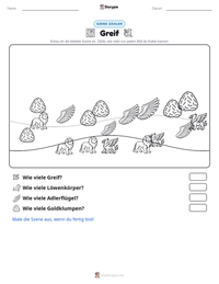 Greif druckbare Arbeitsblatt Vorschau