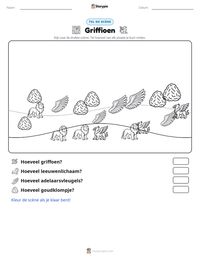Griffioen afdrukbare werkblad voorbeeld