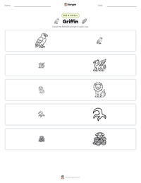 Griffin printable worksheet preview