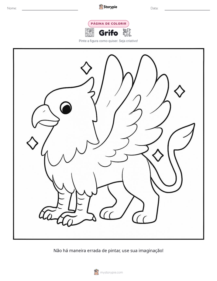 Página para colorir
