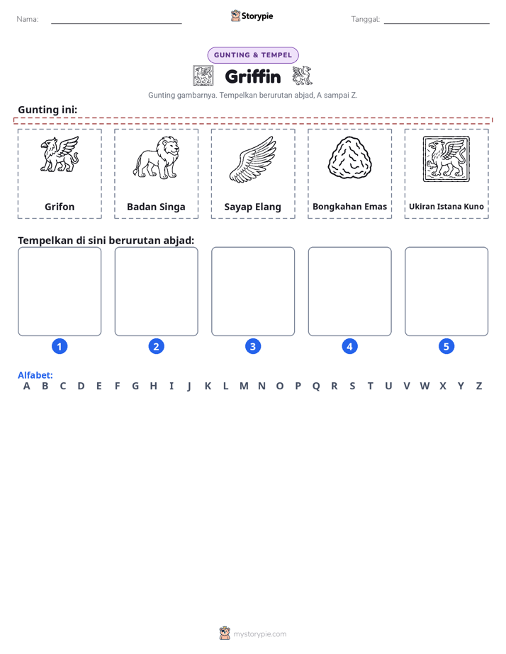 Potong & Tempel Huruf