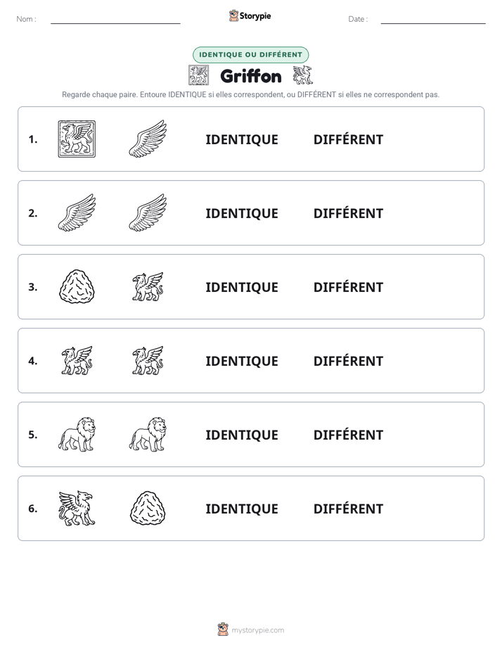 Identique ou Différent