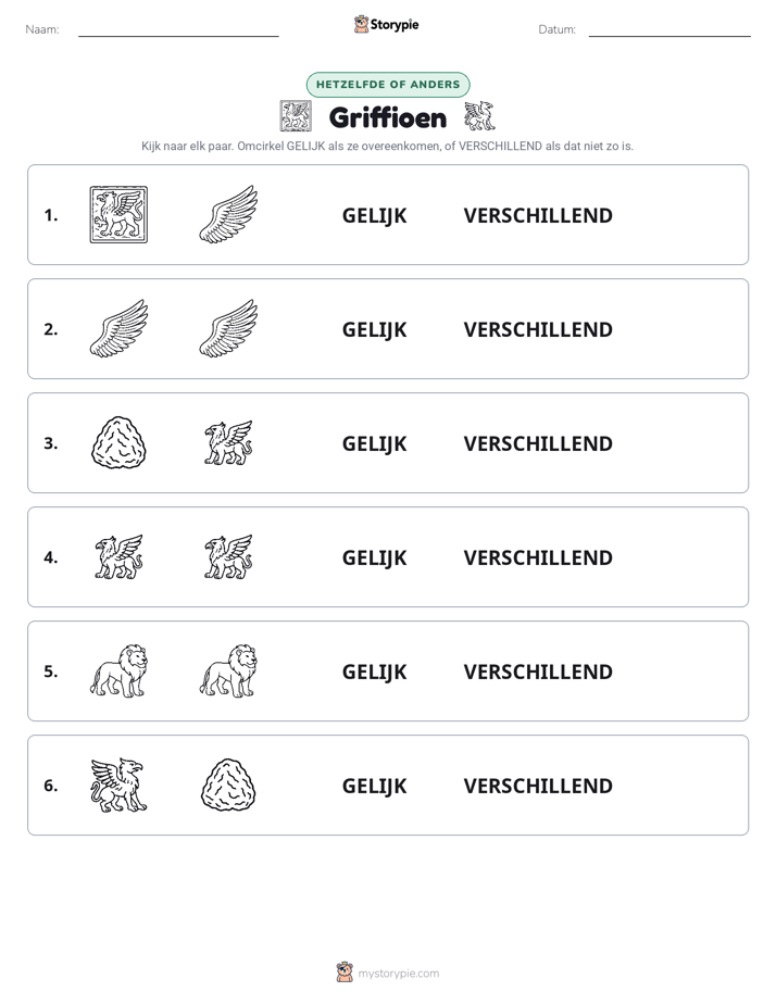 Zelfde of Verschillend