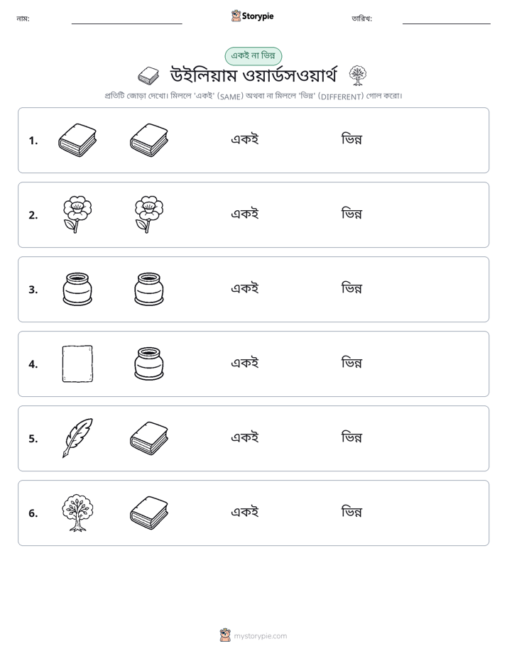 একই বা ভিন্ন