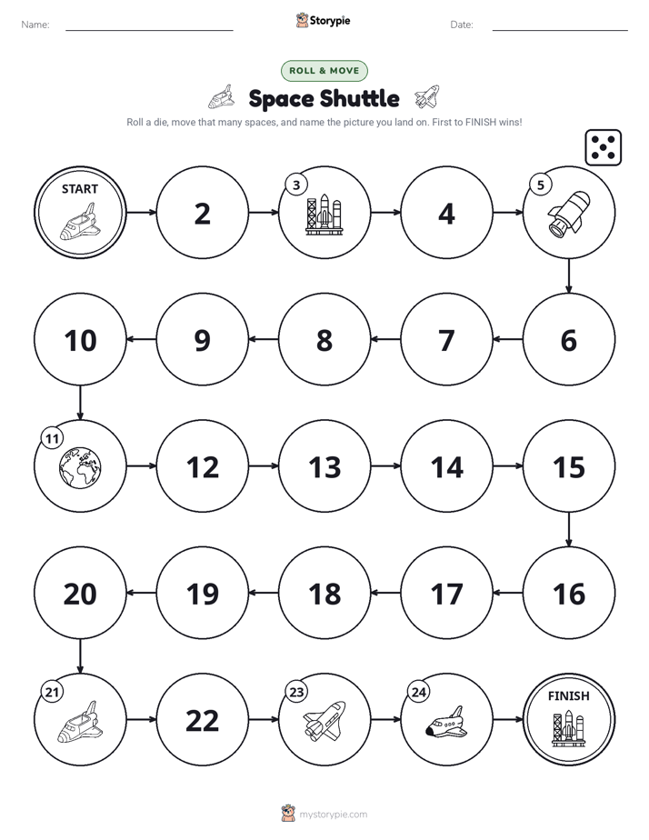 Roll & Move Game