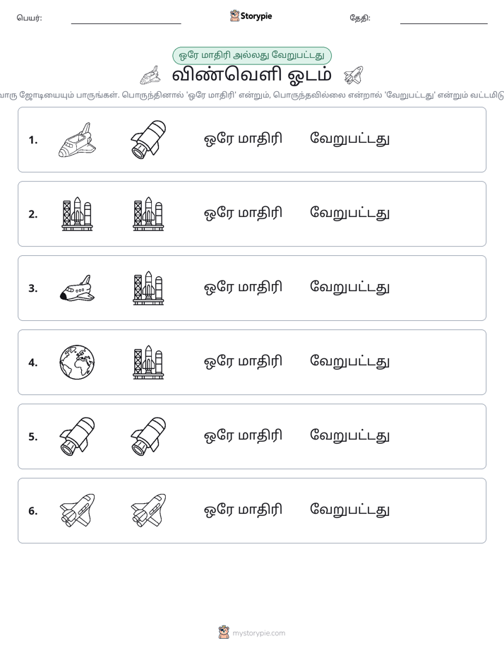 அதே அல்லது மாறுபட்டது