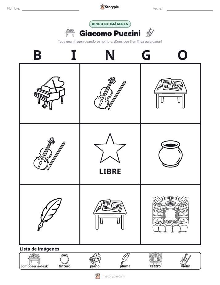 Bingo de Imágenes