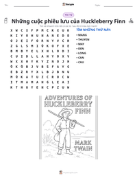 Xem trước tài liệu in sẵn Những cuộc phiêu lưu của Huckleberry Finn