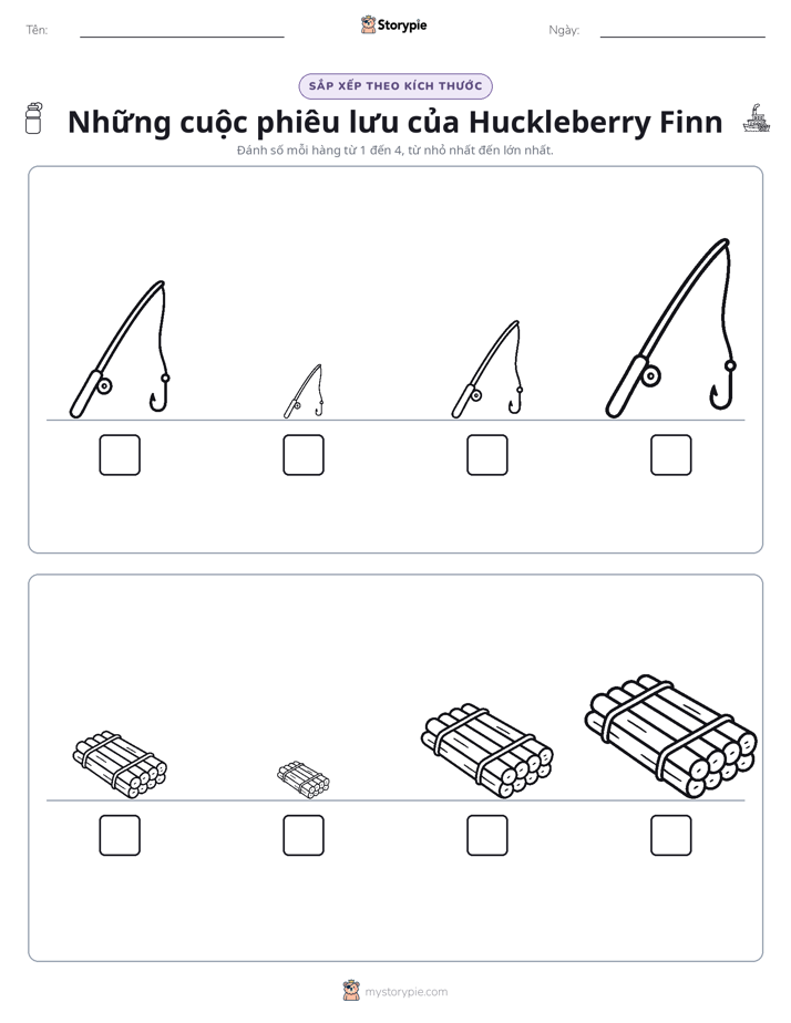 Thứ Tự Kích Thước
