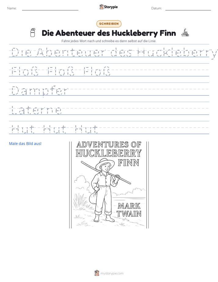 Schreibübung