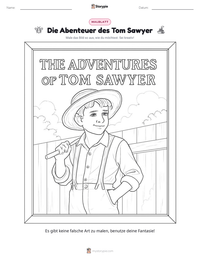 Die Abenteuer des Tom Sawyer druckbare Arbeitsblatt Vorschau