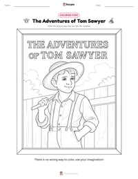 The Adventures of Tom Sawyer printable worksheet preview