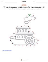 Xem trước tài liệu in sẵn Những cuộc phiêu lưu của Tom Sawyer