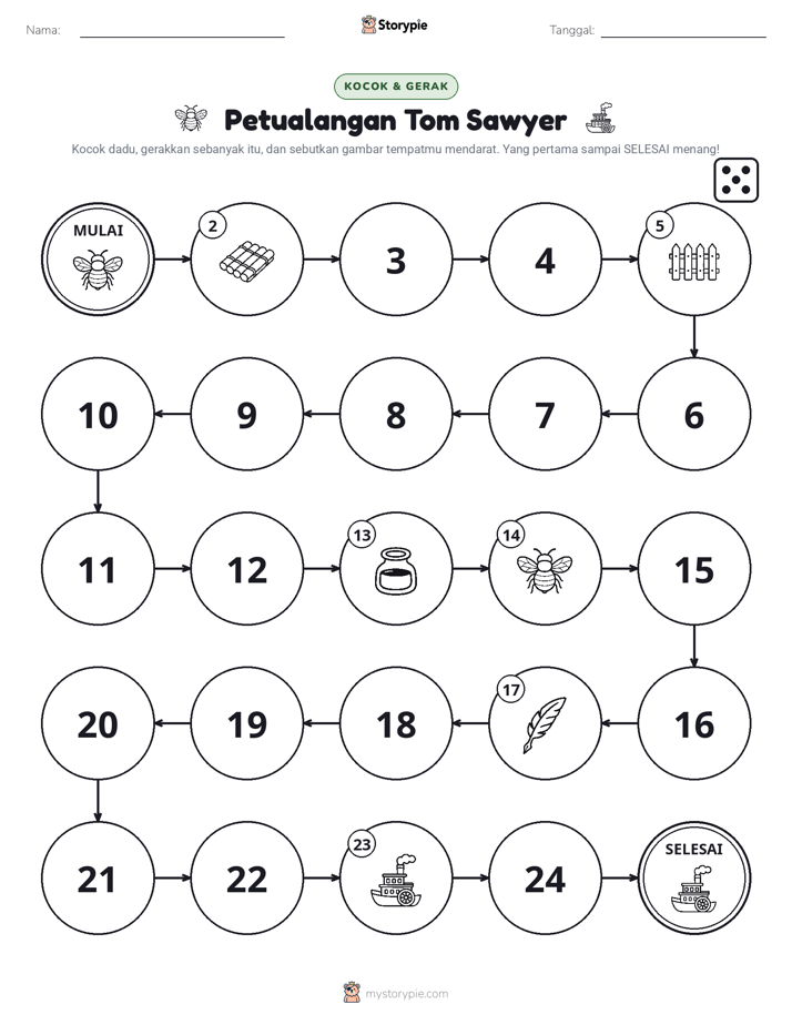 Permainan Gulung & Pindah