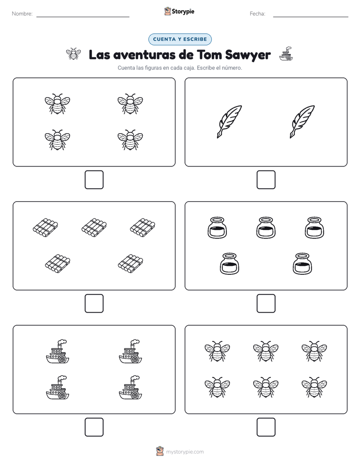 Cuenta y Escribe