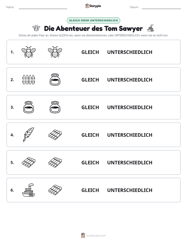 Gleich oder Anders