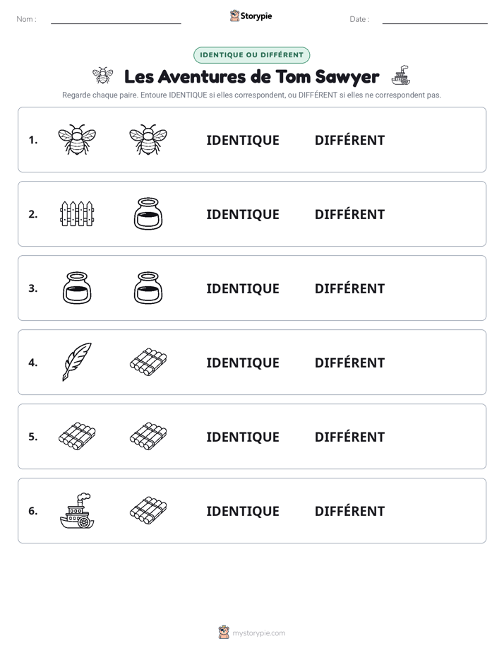 Identique ou Différent